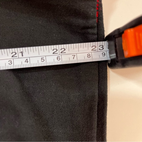 Vintage Bohemian Handmade Mexican Embroidered Red Floral Black Tunic Blouse - Picture 7 of 17